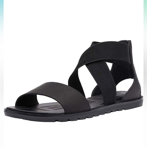 Sorel Shoes - SOREL ELLA II Sandals in Black Size 9.5